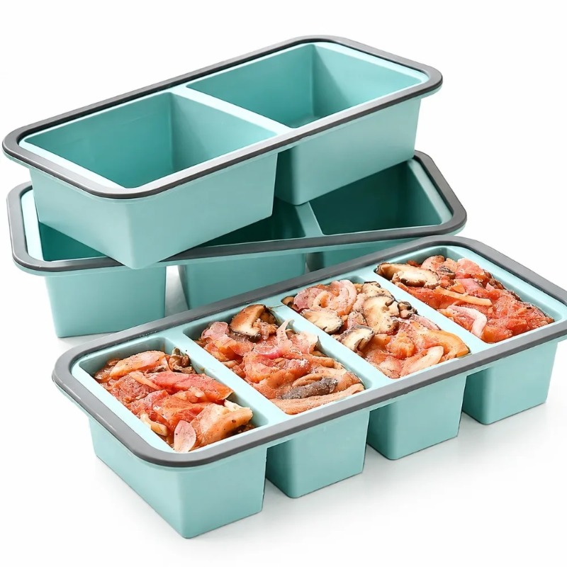 Air Fryer Accessories - Large Ice Cube Mold Silicone Freezer