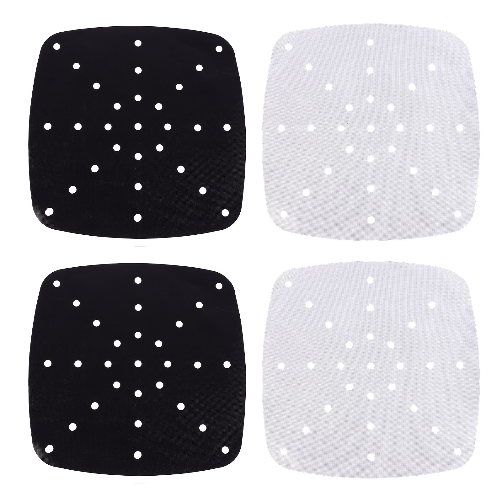 Silicone Baking Mat - 4Pcs Heat Resistant Air Fryer Mats