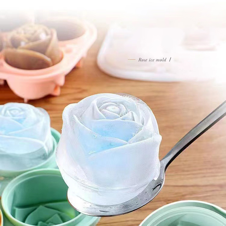 Kitchen Gadgets Oxo - 3D Rose Ice Molds 4 Holes