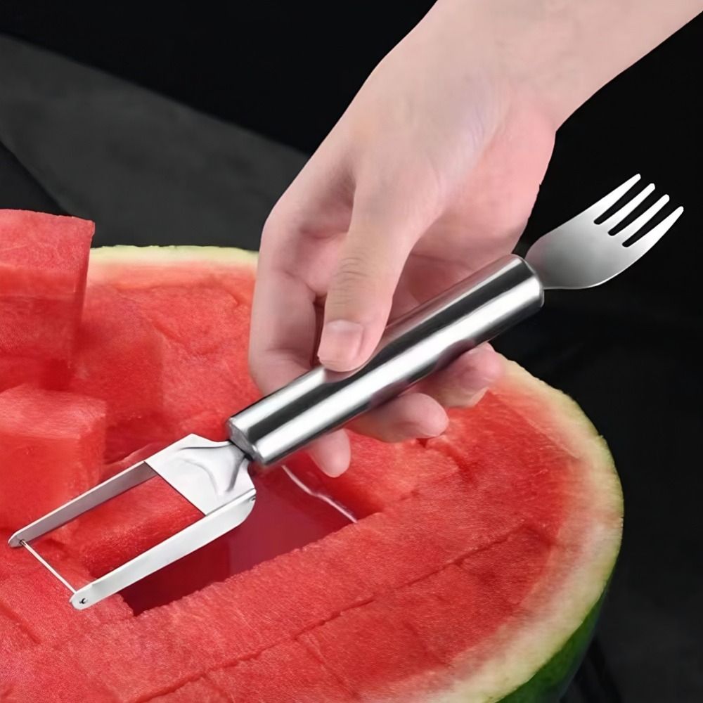 5PCS Stainless Steel 2 in 1 Wa - Watermelon Slicer Cutter ulasan dan harga