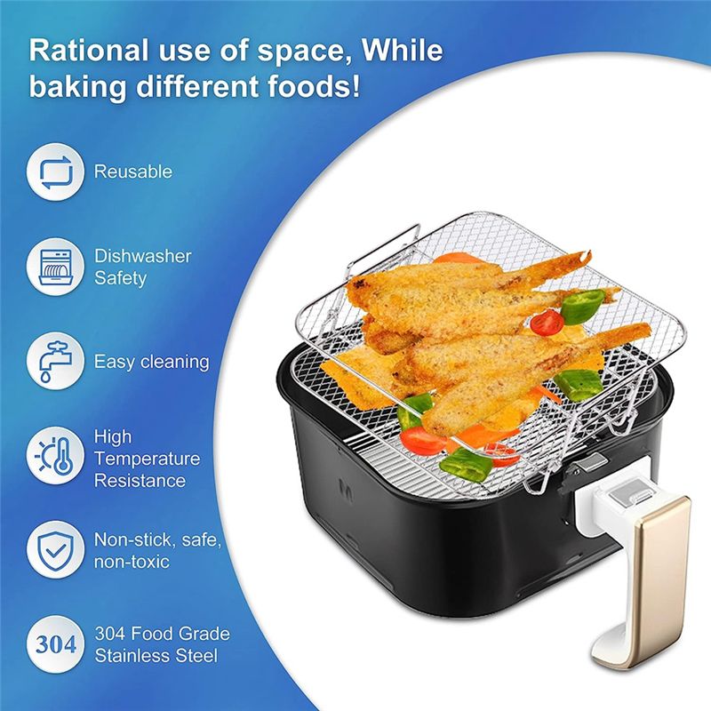 ✼Air Fryer Rack for Cosori 5.5 - Air Fryer Accessories ulasan dan harga