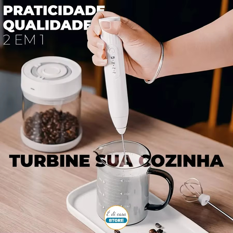 1pc Rechargeable Handheld Elec - Kitchen Gadgets Blender ulasan dan harga