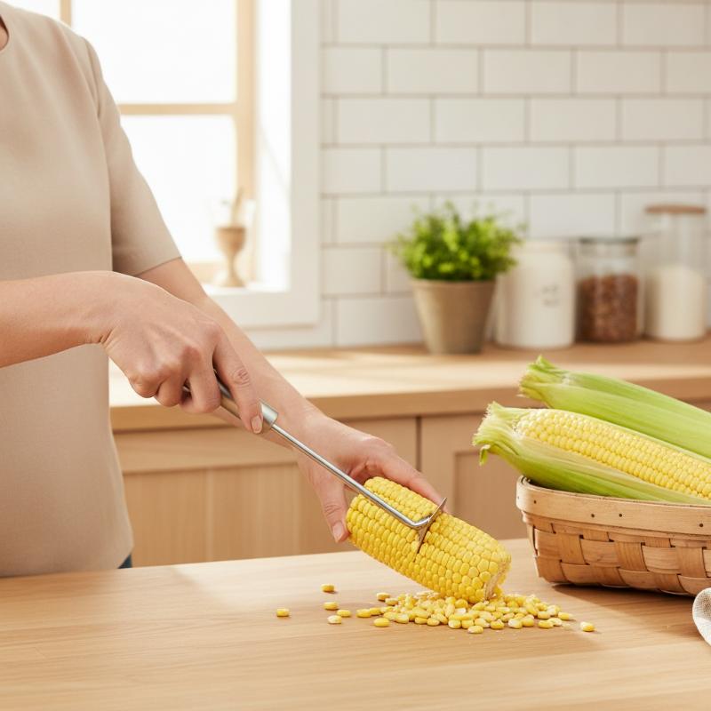 Stainless Steel Corn Remover T - Kitchen Gadgets Save Time ulasan dan harga