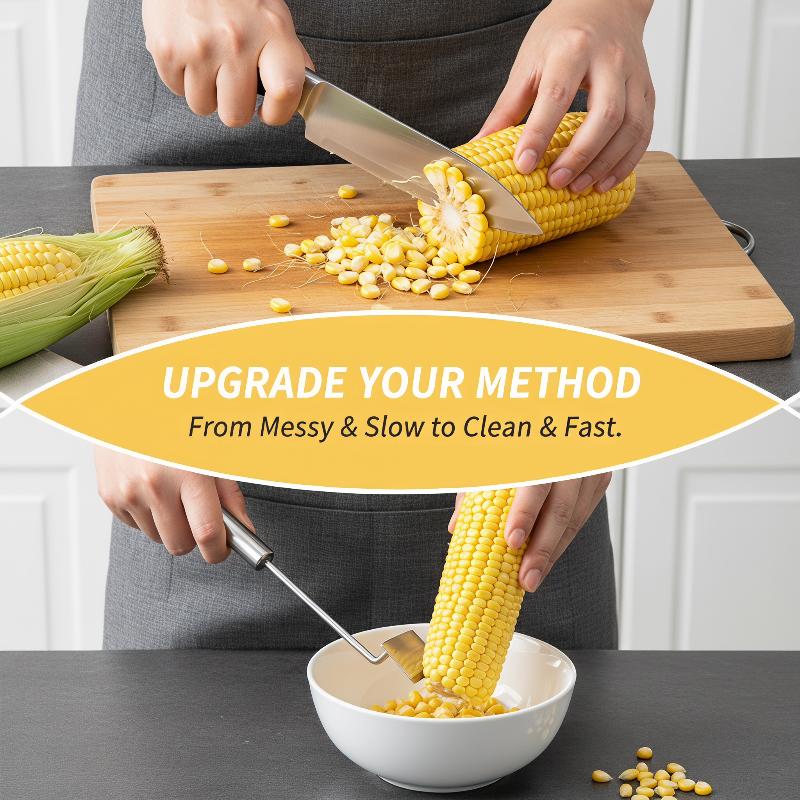Stainless Steel Corn Remover T - Kitchen Gadgets Save Time ulasan dan harga