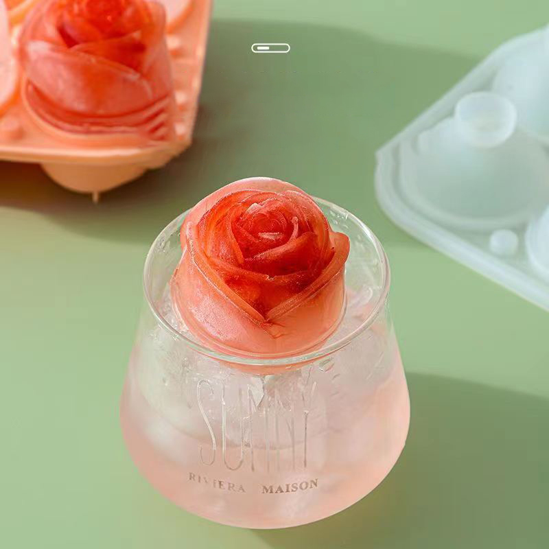 3D Rose Ice Molds 4 Holes Ice  - Kitchen Gadgets Oxo ulasan dan harga