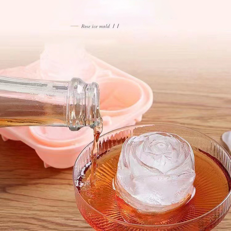 3D Rose Ice Molds 4 Holes Ice  - Kitchen Gadgets Oxo ulasan dan harga