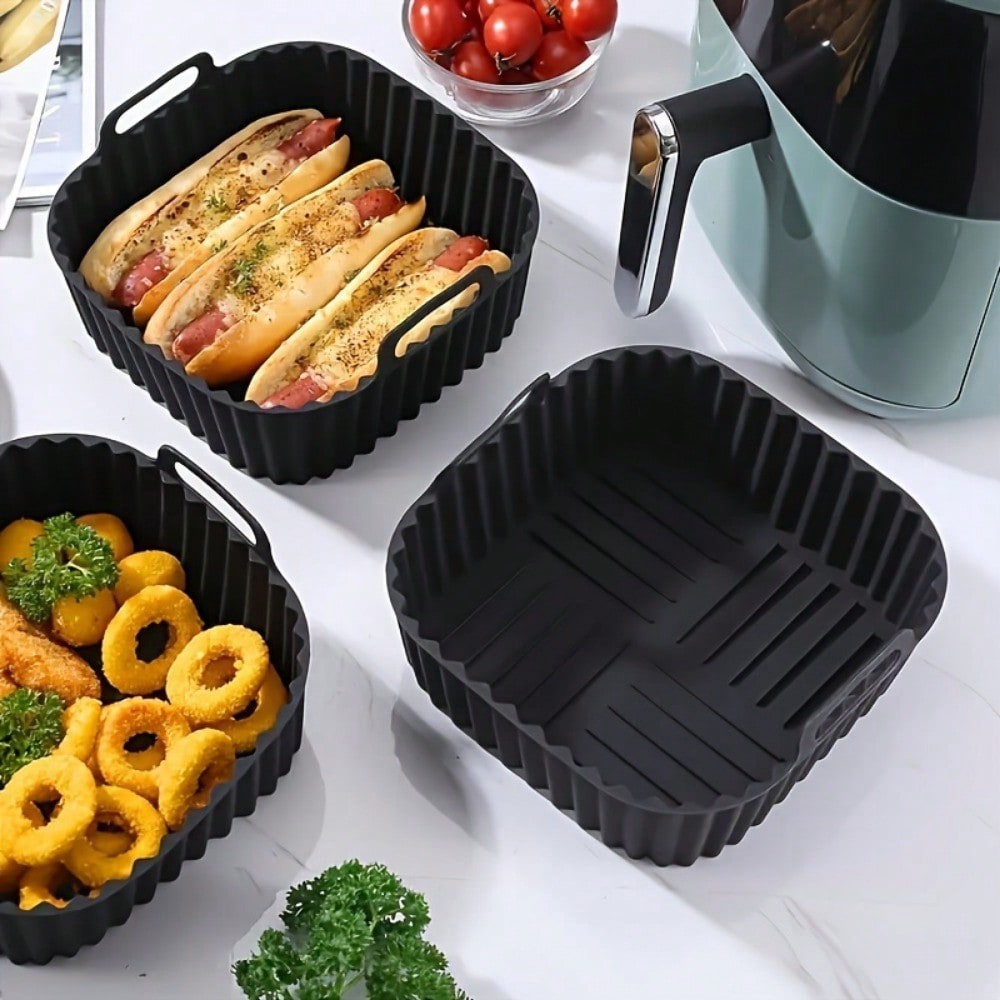 1pc Reusable Silicone Air Frye - Air Fryer Accessories ulasan dan harga