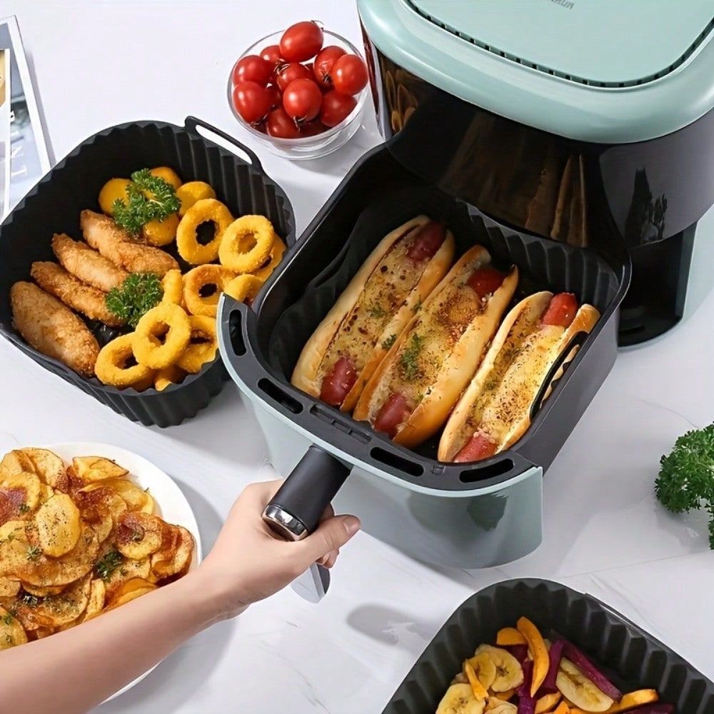 1pc Reusable Silicone Air Frye - Air Fryer Accessories ulasan dan harga
