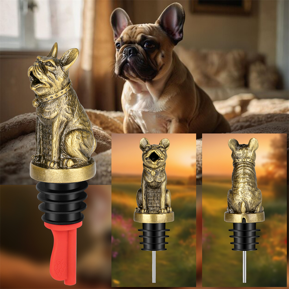Cute French Bulldog Wine Pouer - Kitchen Gadgets Oxo ulasan dan harga