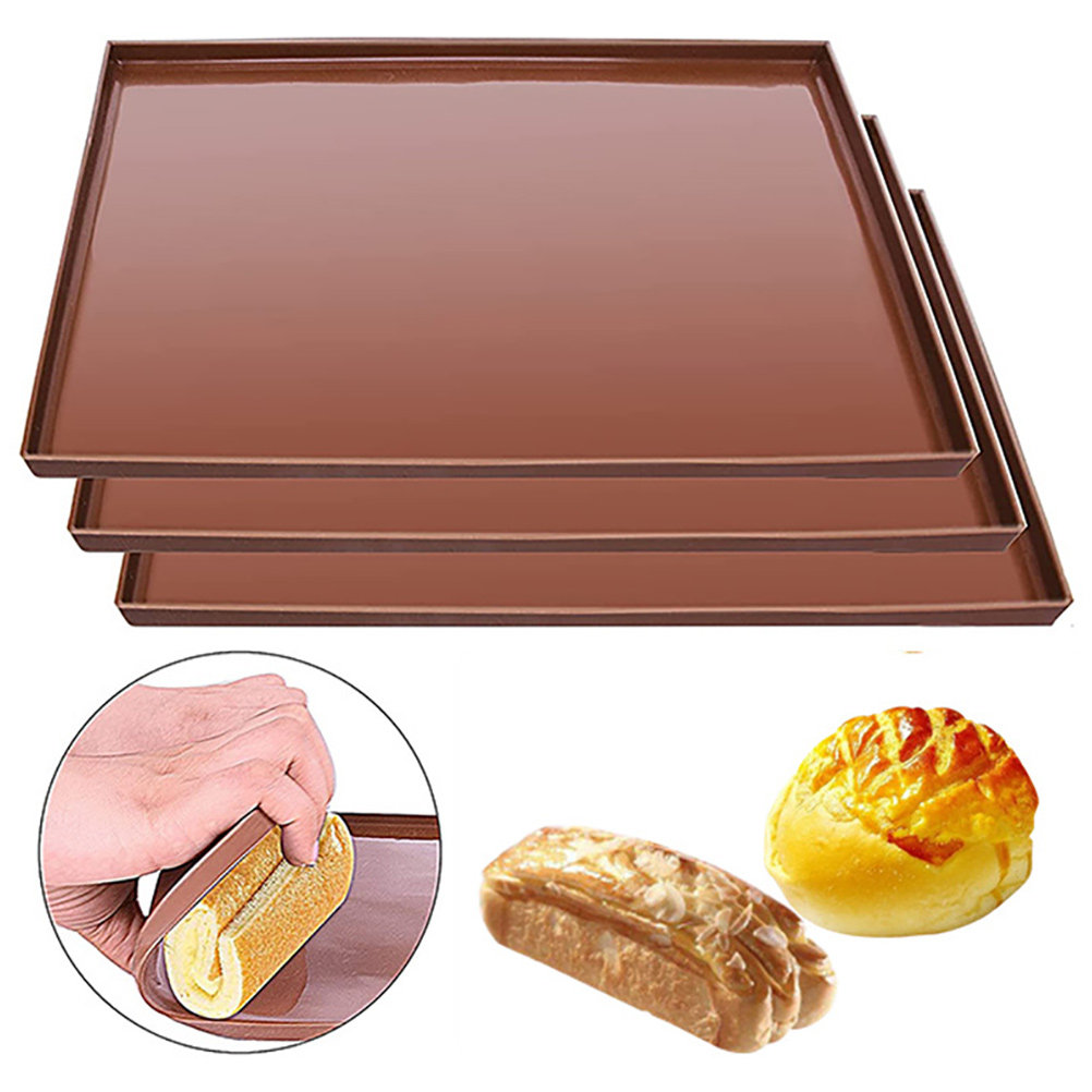 3Pcs Silicone High Temperature - Silicone Baking Mat ulasan dan harga