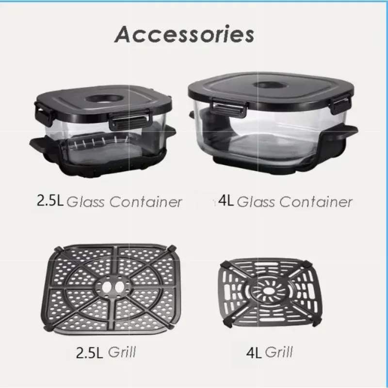 Portable Air Fryer 6 In 1 Digi - Air Fryer Accessories ulasan dan harga