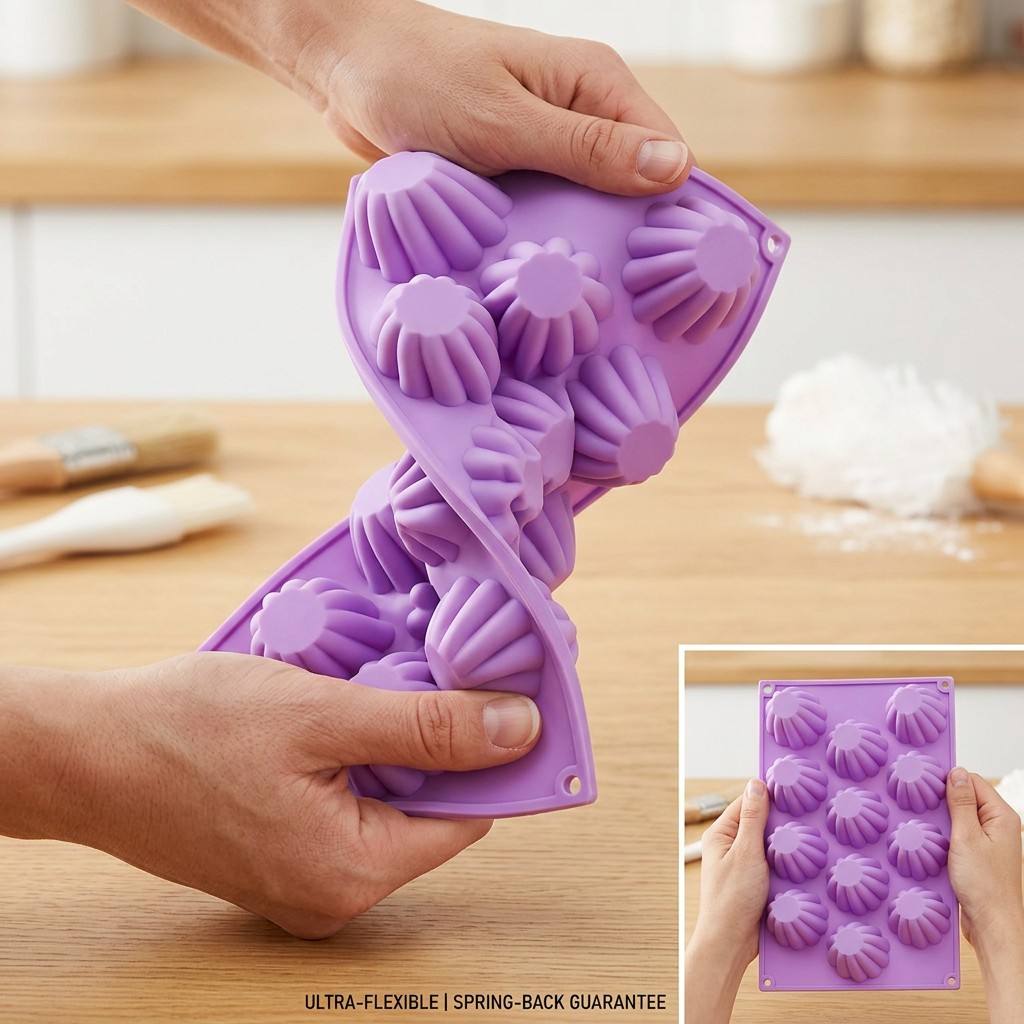 12-Cavity Mini Spiral Silicone - Kitchen Gadgets Oxo ulasan dan harga