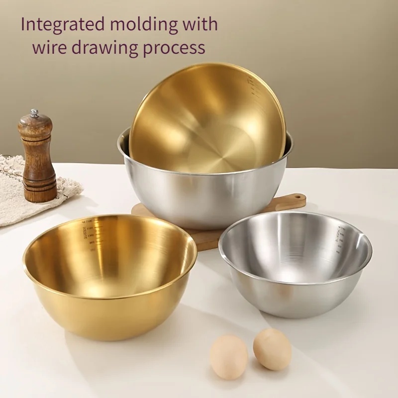 3PCS Stainless Steel Mixing Bo - Kitchen Gadgets Oxo ulasan dan harga